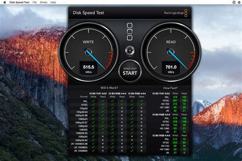 blackmagic speed test for mac